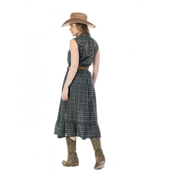 Vestido Midi Mount Zenz Western
