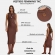 Vestido Feminino TXC Midi Malha Moletom Marrom