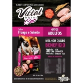 Ração Vittal Nutri Cat Gatos Adultos Frango Salmão 20kg