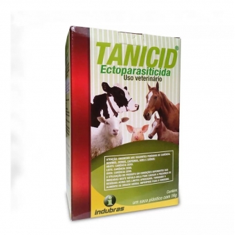 Tanicid 1kg Indubras Contra Bicheira, Pulgas E Carrapatos