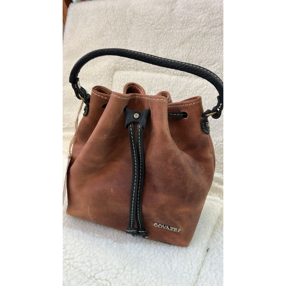 Bolsa Country Goyazes Feminina Em Couro