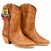 BOTA FEMININA VIMAR BOOTS HAVANA/ATLANATA MARROM