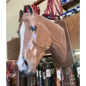 Cabeça Busto De Cavalo De Fibra Em Tamanho Real