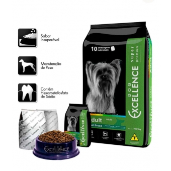 RAÇÃO SUPER PREMIUM DOG EXCELLENCE SMALL ADULTO 10KG