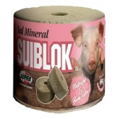 Bloco De Sal Mineral Para Suino Porco Suiblock 6kg Supra