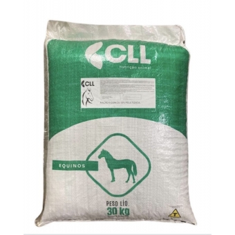 RAÇÃO EQUINO CAVALO MULA CLL 10% PELETIZADA(SEM MELAÇO)30KG