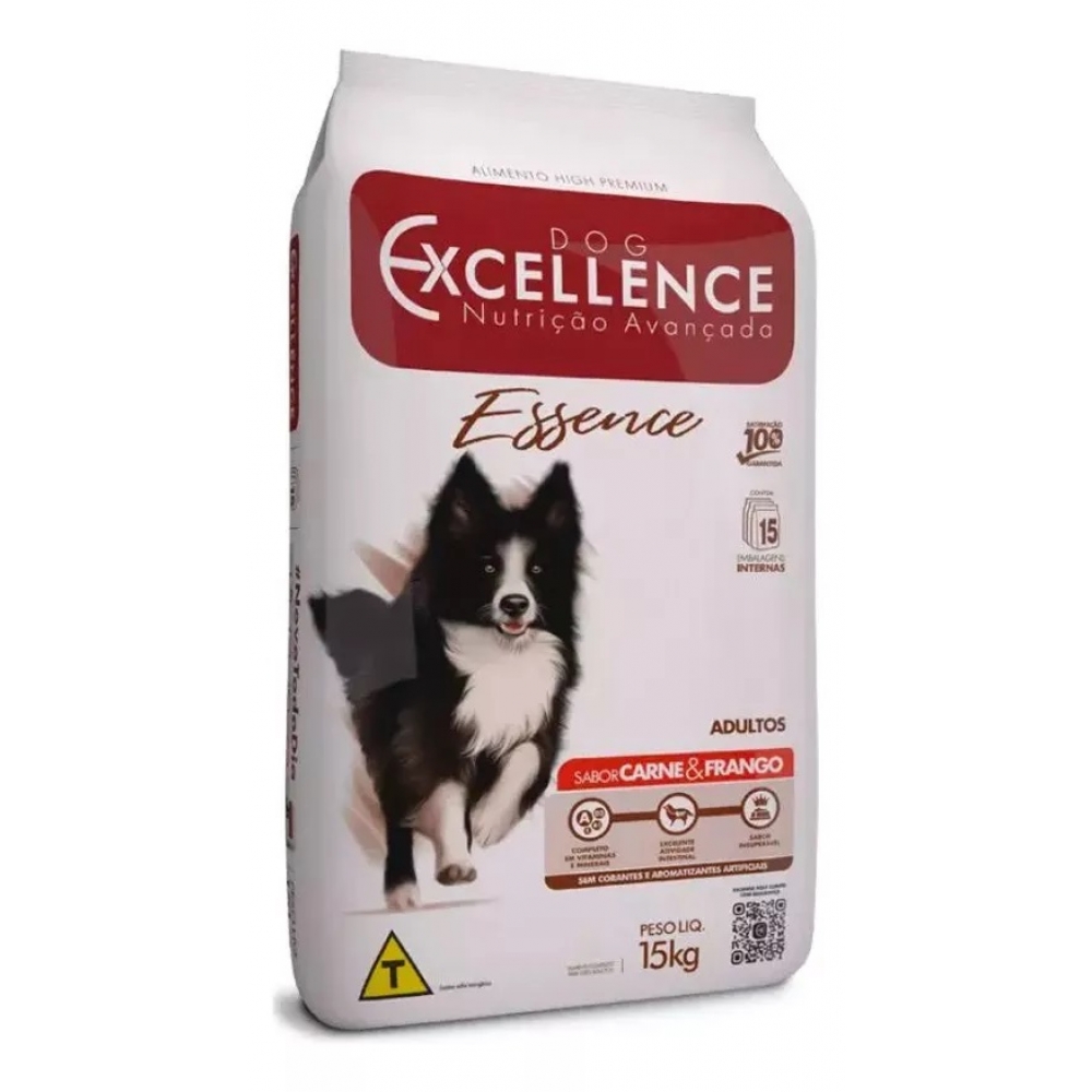 Ração Cães Adultos Dog Excellence Carne/frango 15kg Essence