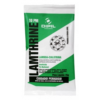 Contra Escorpiões Inseticida Pó Lambda Cialotrina Lamthrine 25gr Dipil