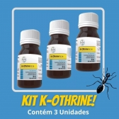 Inseticida Interno K-othrine Sc 30ml Kit Com 03 Mata Mosca
