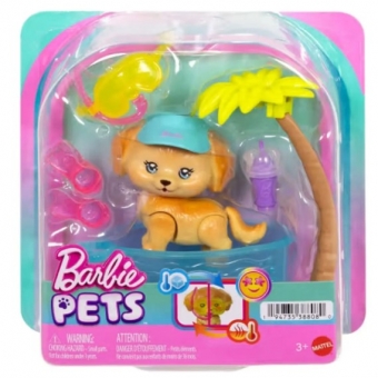 BARBIE FAMILY PETS CACHORRINHO + PISCINA