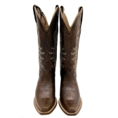 BOTA EM COURO MARRON BONAZUS