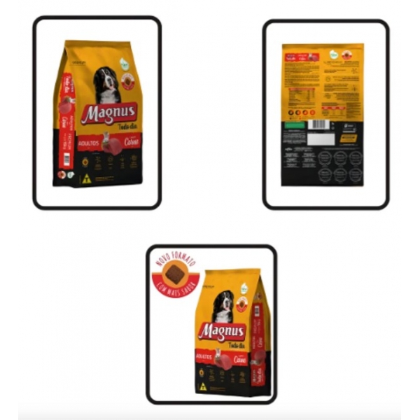 Ração Magnus Premium Todo Dia Cão Adulto Sabor Carne 15kg