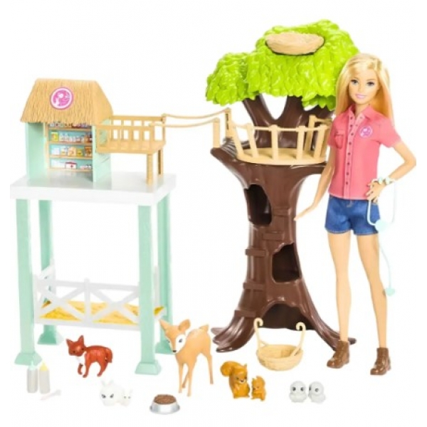 Barbie Profissões Playset Resgate De Animais Fcp78 Mattel