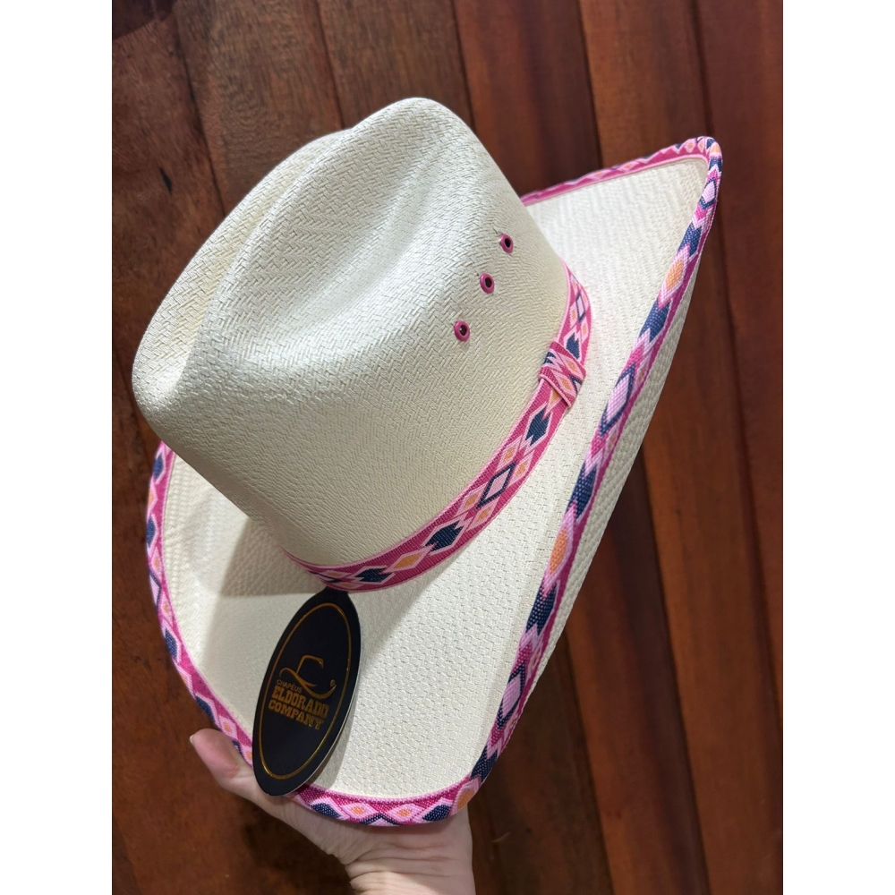 Chapéu Eldorado Pro Rodeo Infantil mod. 638 na Cor ROSA