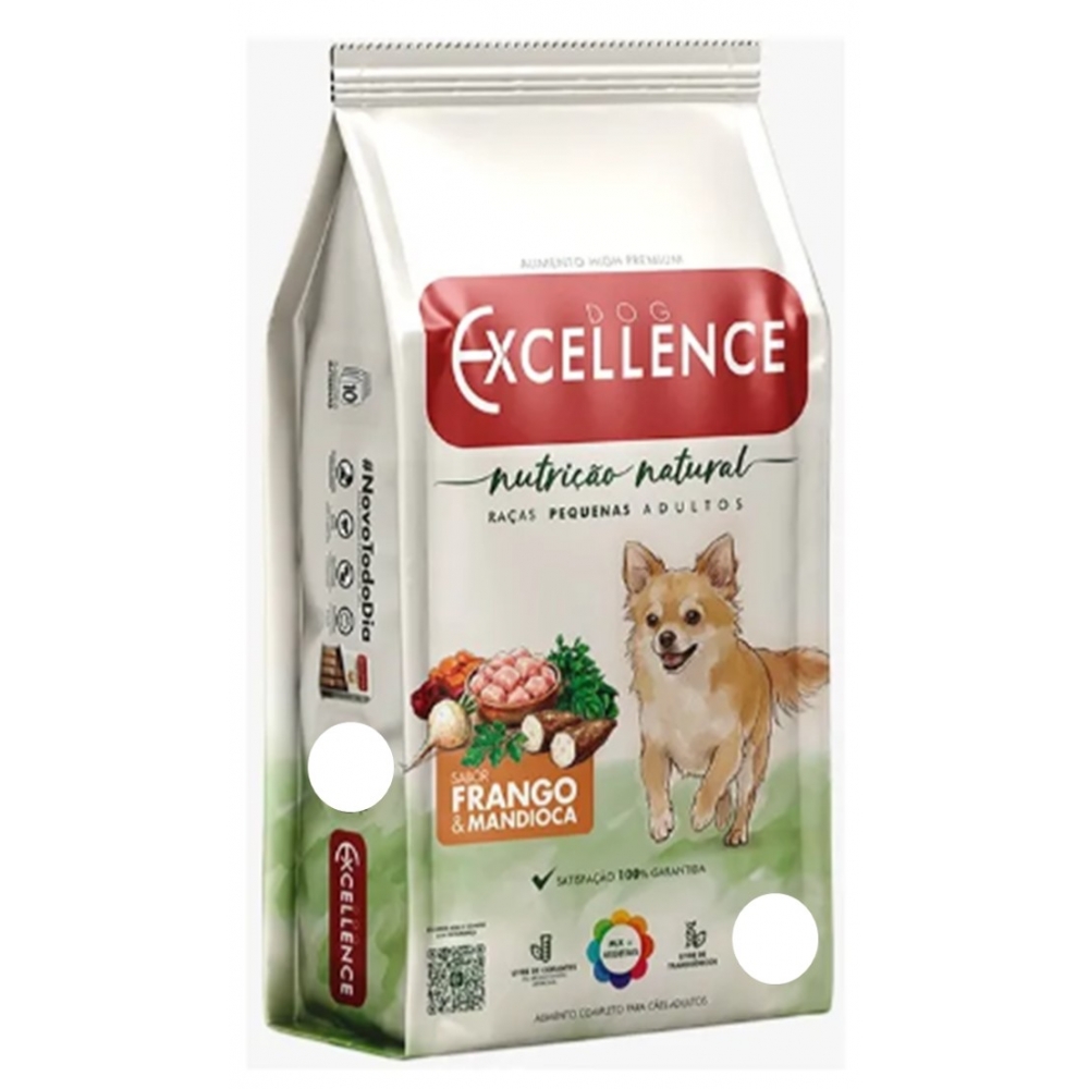 Dog Excellence Natural Frango E Batata Doce 1kg Ad. Raça Pequena