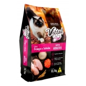 Ração Vittal Nutri Cat Gatos Adultos Frango Salmão 10kg