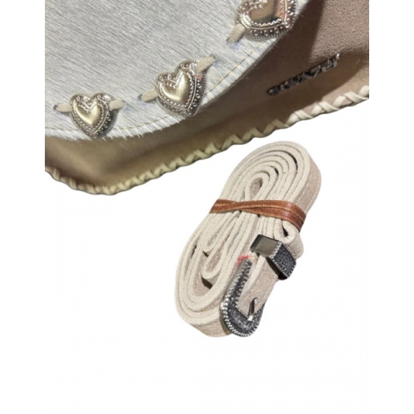 Bolsa Goyazes B-2611-10 Cores Aveia e Austin Branco