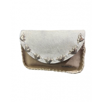 Bolsa Goyazes B-2611-10 Cores Aveia e Austin Branco