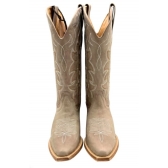 BOTA EM COURO NUDE BONAZUS