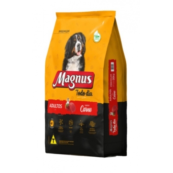 Ração Magnus Todo Dia Cães Adultos Carne 20 kg