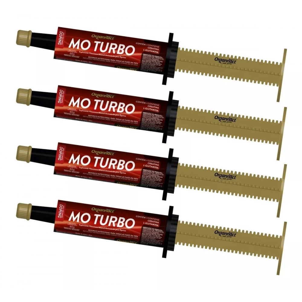 4 Bisnaga Organnact Mo Turbo De 80Gr (56ML) Cada