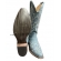 BOTA FEMININA BONAZUS AZUL WESTERM DE COURO