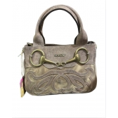 Bolsa Goyazes B-2606-5 Dallas Creme e Couro Strong Café