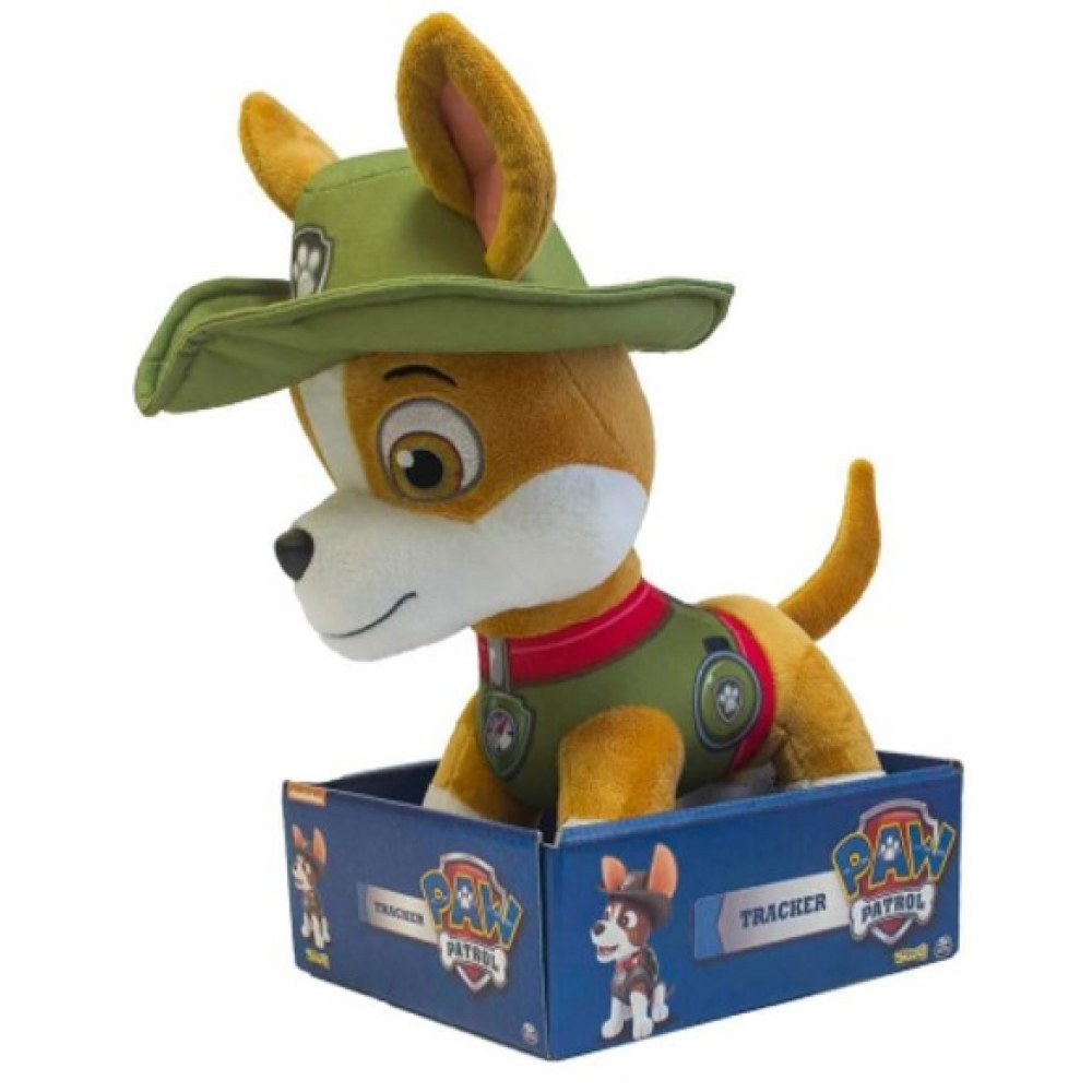 PATRULHA CANINA  PELUCIA TRACKER VERDE