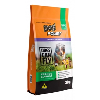 Ração Super Premium Dog Power Cães Sênior Frango Arroz 3kg