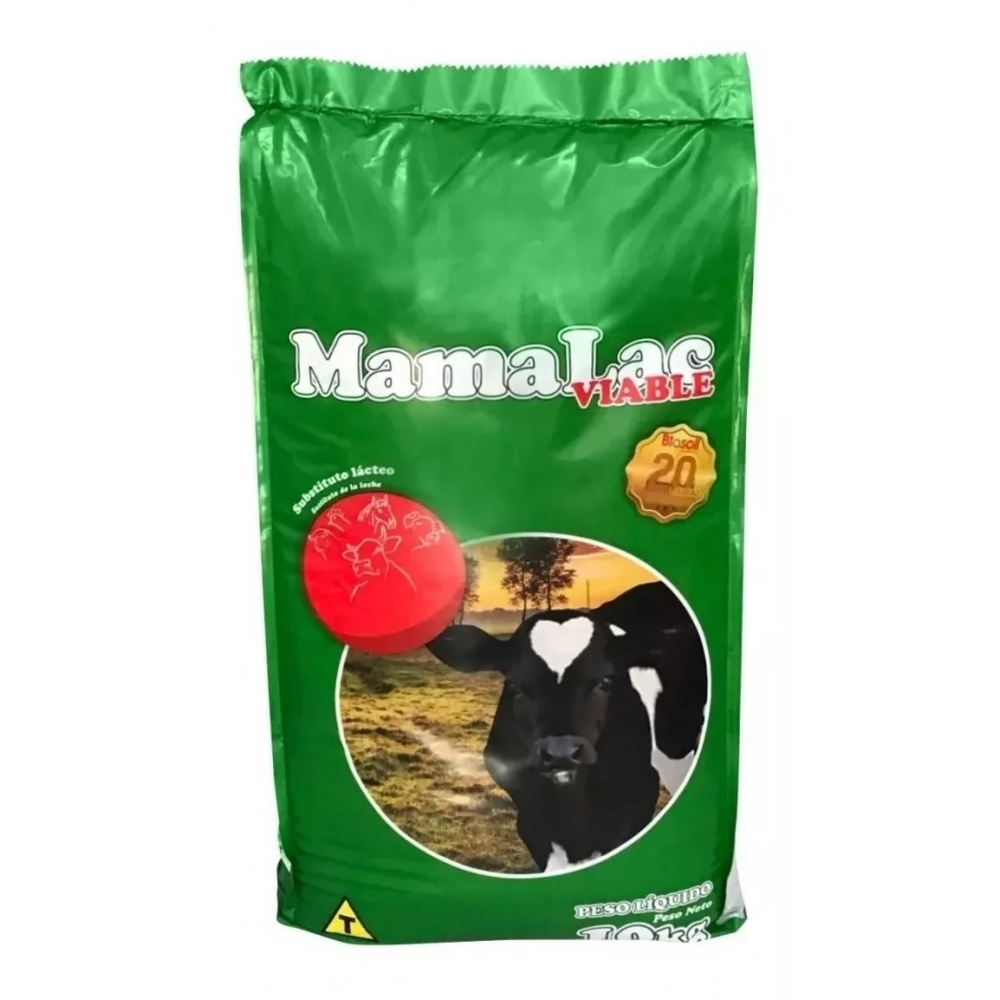Leite Em Pó Para Bezerros - Mamalac Viable Bezerros 10kg