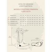 BOTA FEMININA BONAZUS AZUL WESTERM DE COURO