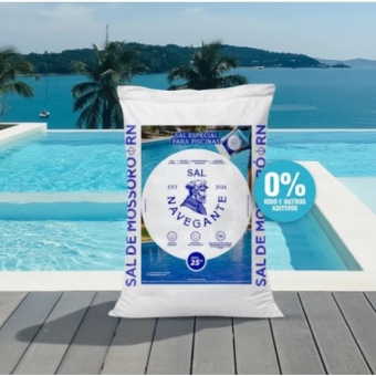 SAL PARA PISCINA SEM IODO 25 KG NAVEGANTE