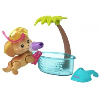 BARBIE FAMILY PETS CACHORRINHO + PISCINA