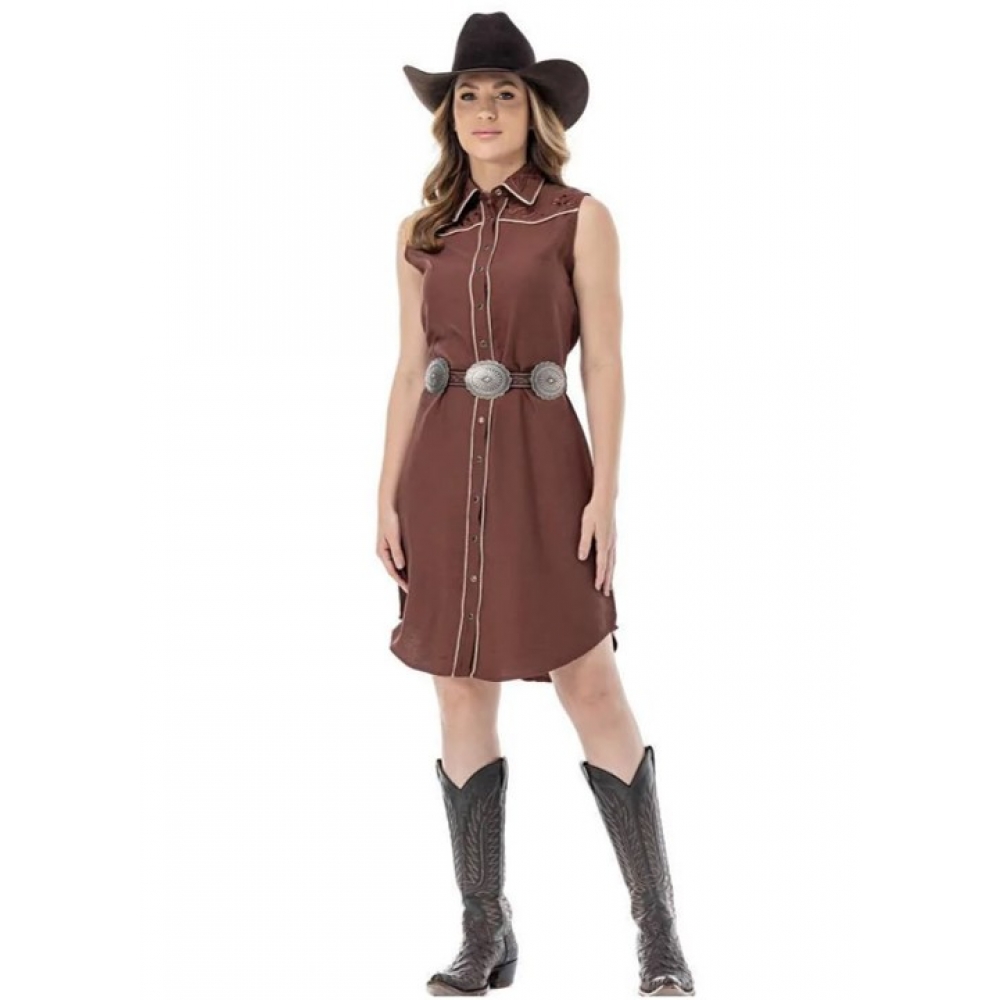 Vestido Zenz Coffee Feminino