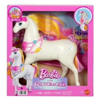 Barbie Fantasy Cavalo The Nutcracker C Acessório Mattel