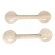 Kit 02 Bridão De Couro Argolas Inox Cavalo Charrete