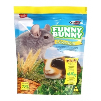 Ração Funny Bunny Chinchila Hamster Porquinho Da India 700g