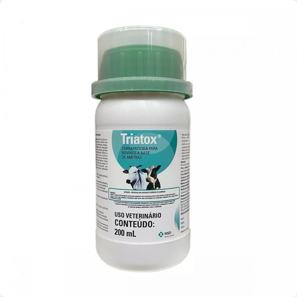 Triatox 200ml - Carrapaticida Sarnicida E Piolhicida