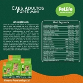 Ração Sem Transgenico Pet Life Frango E Arroz Cães Adultos Raças Peq 3kg