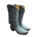 BOTA FEMININA BONAZUS AZUL WESTERM DE COURO