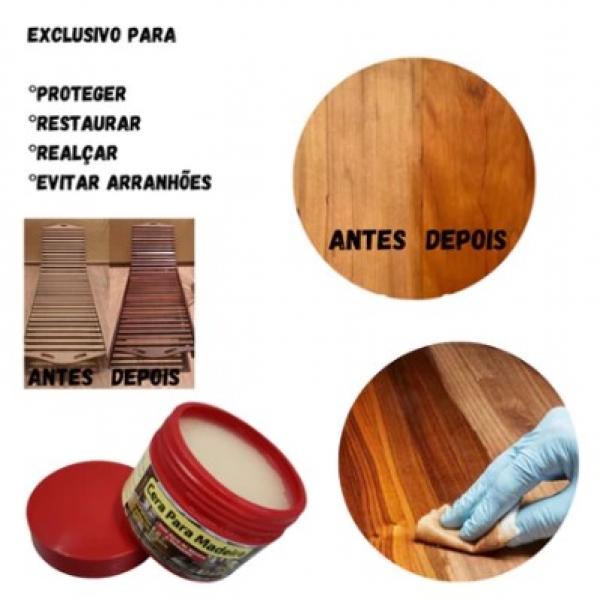 CERA PARA MADEIRA PROTEGE E REVITALIZA ÉD+ 250 GR PREMIUM