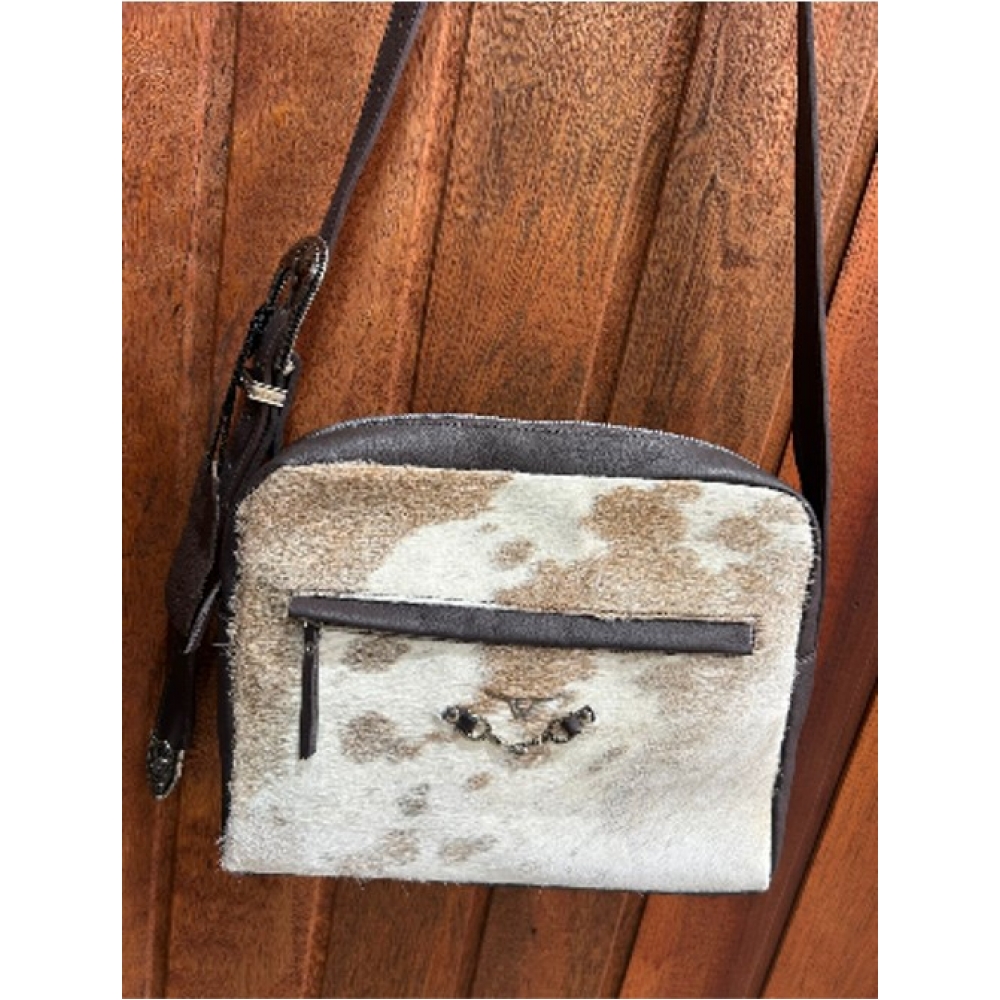 BOLSA CINCOW DIVE COURO PELO MARROM (MOD9438)