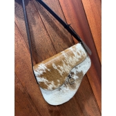 Bolsa Country Feminina Sela Em Couro E Pelo