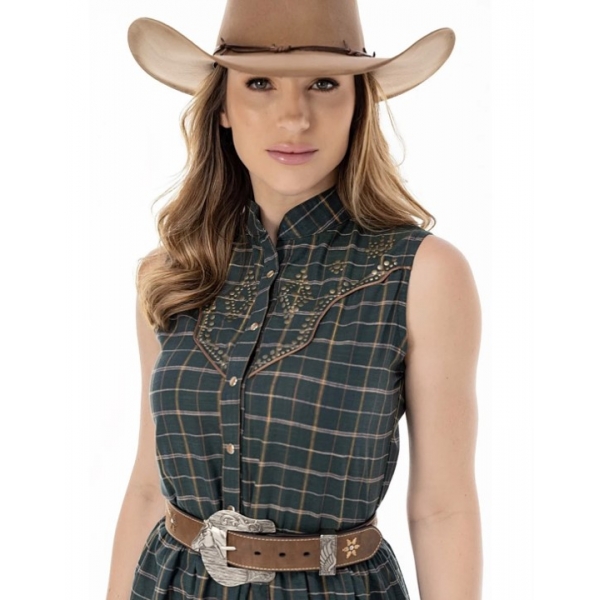 Vestido Midi Mount Zenz Western