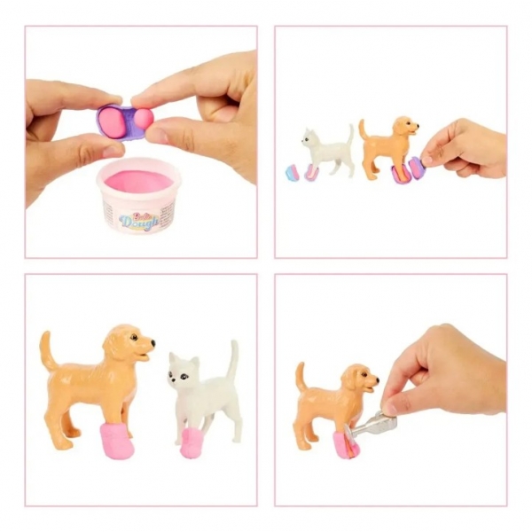 Barbie Veterinária com Animais de Estimação e Acessórios