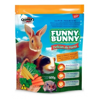 Funny Bunny Delicias Da Horta Roedores Premium 500g