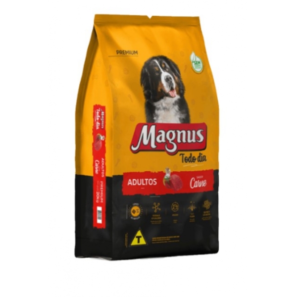 Ração Magnus Todo Dia Cães Adultos Carne 20 kg