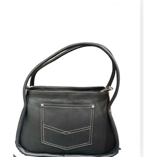 Bolsa Goyazes B-2607-1 Couro Pit Stop Preto