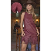 VESTIDO WILD SPIRIT VINHO