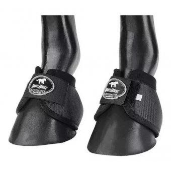 Cloche Cavalo Proteção Casco Profissional Par Preto Tamanho M